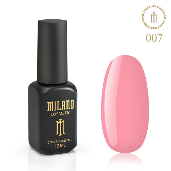 Farebný podkladový lak na nechty Cover Base Coat č. 07 12 ml Milano Cosmetic