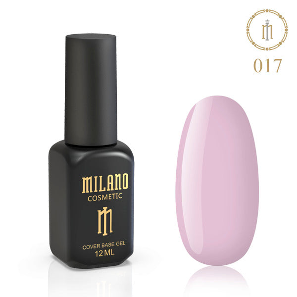 Farebný podkladový lak na nechty Cover Base Coat č. 17 12 ml Milano Cosmetic