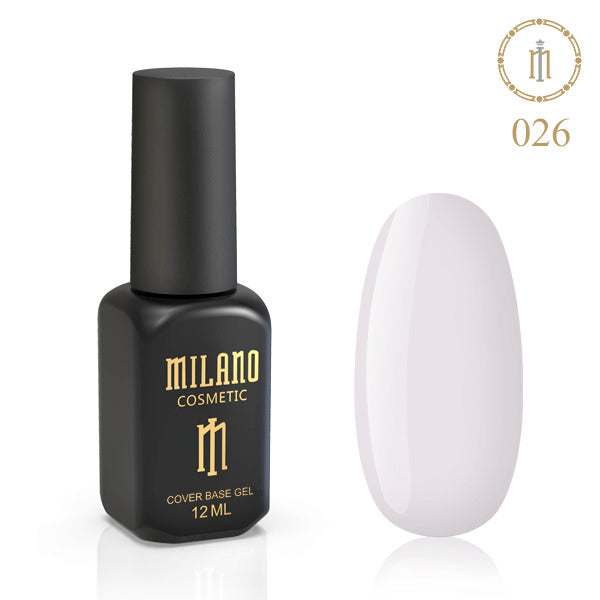Farebný podkladový lak na nechty Cover Base Coat č. 26 12 ml Milano Cosmetic