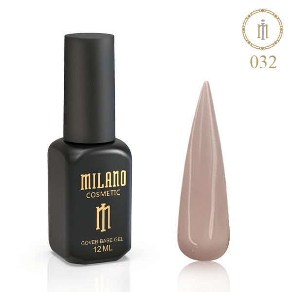 Farebný podkladový lak na nechty Cover Base Coat č. 32 12 ml Milano Cosmetic