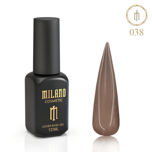 Farebný podkladový lak na nechty Cover Base Coat č. 38 12 ml Milano Cosmetic