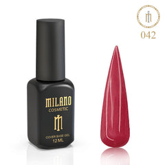 Farebný podkladový lak na nechty Cover Base Coat č. 42 12 ml Milano Cosmetic