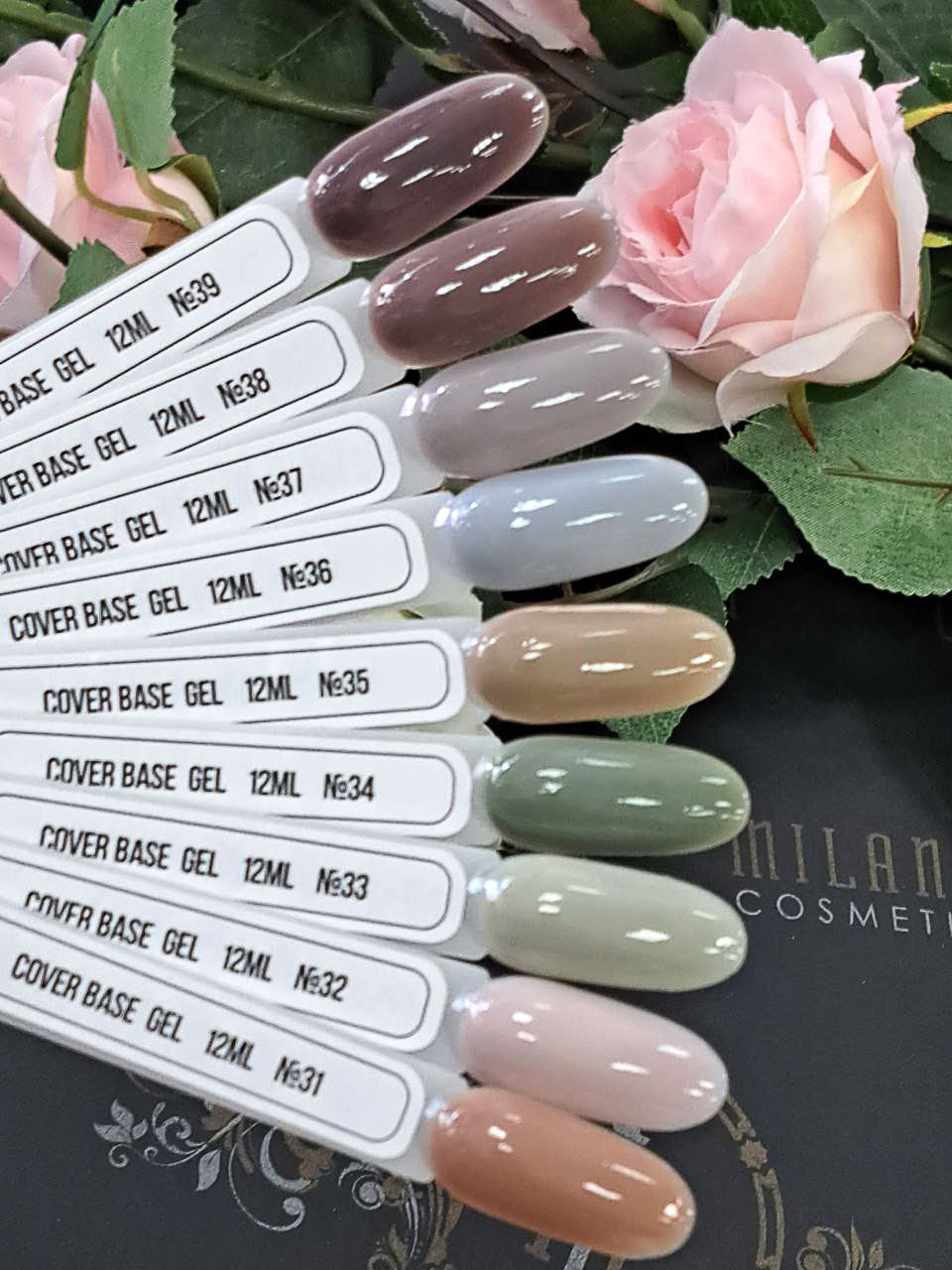 Farebný podkladový lak na nechty Cover Base Coat č. 02 12 ml Milano Cosmetic