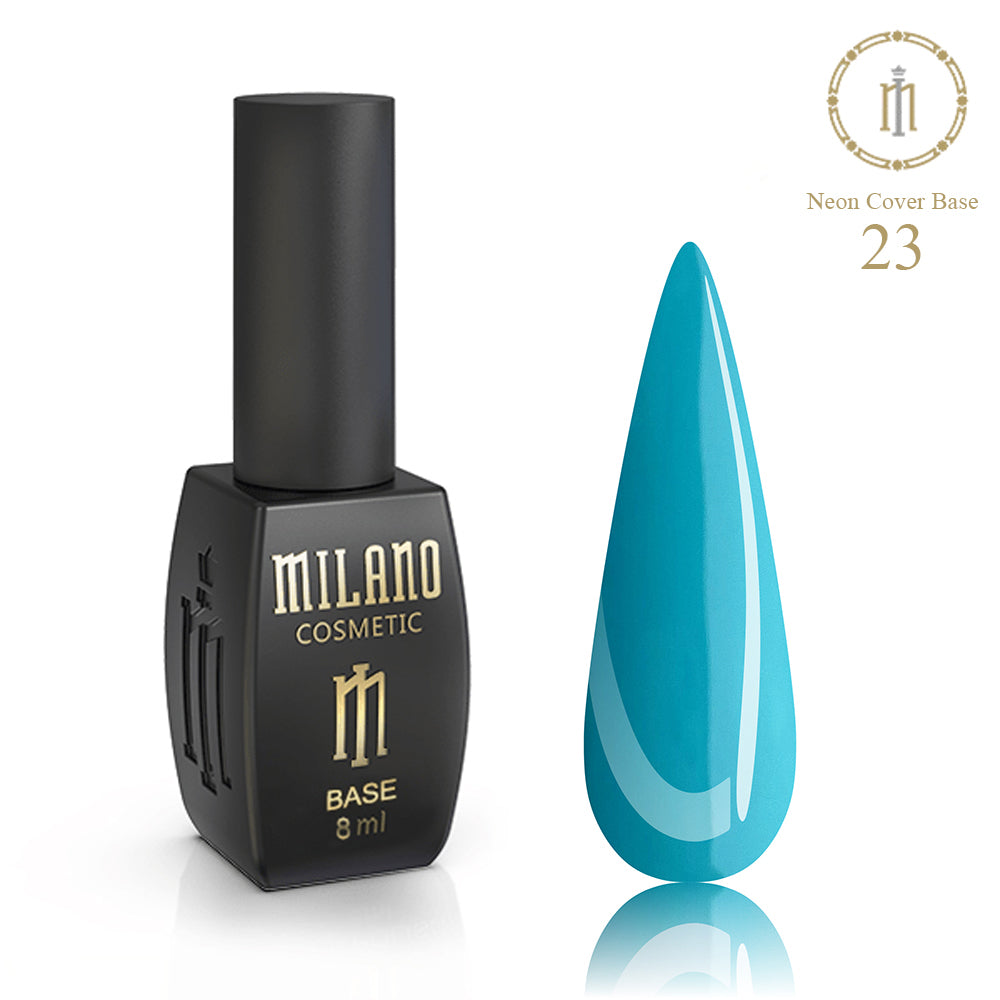 Neónový podkladový lak na nechty Neon Cover Base Coat č. 23 8 ml Milano Cosmetic