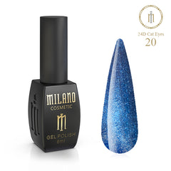 Gél lak na nechty 24D Cat Eyes č. 20 Milano Cosmetic
