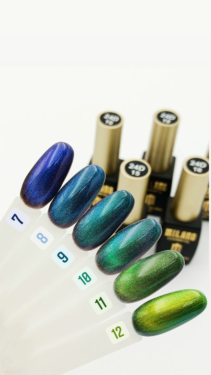 Gél lak na nechty 24D Cat Eyes č. 17 Milano Cosmetic