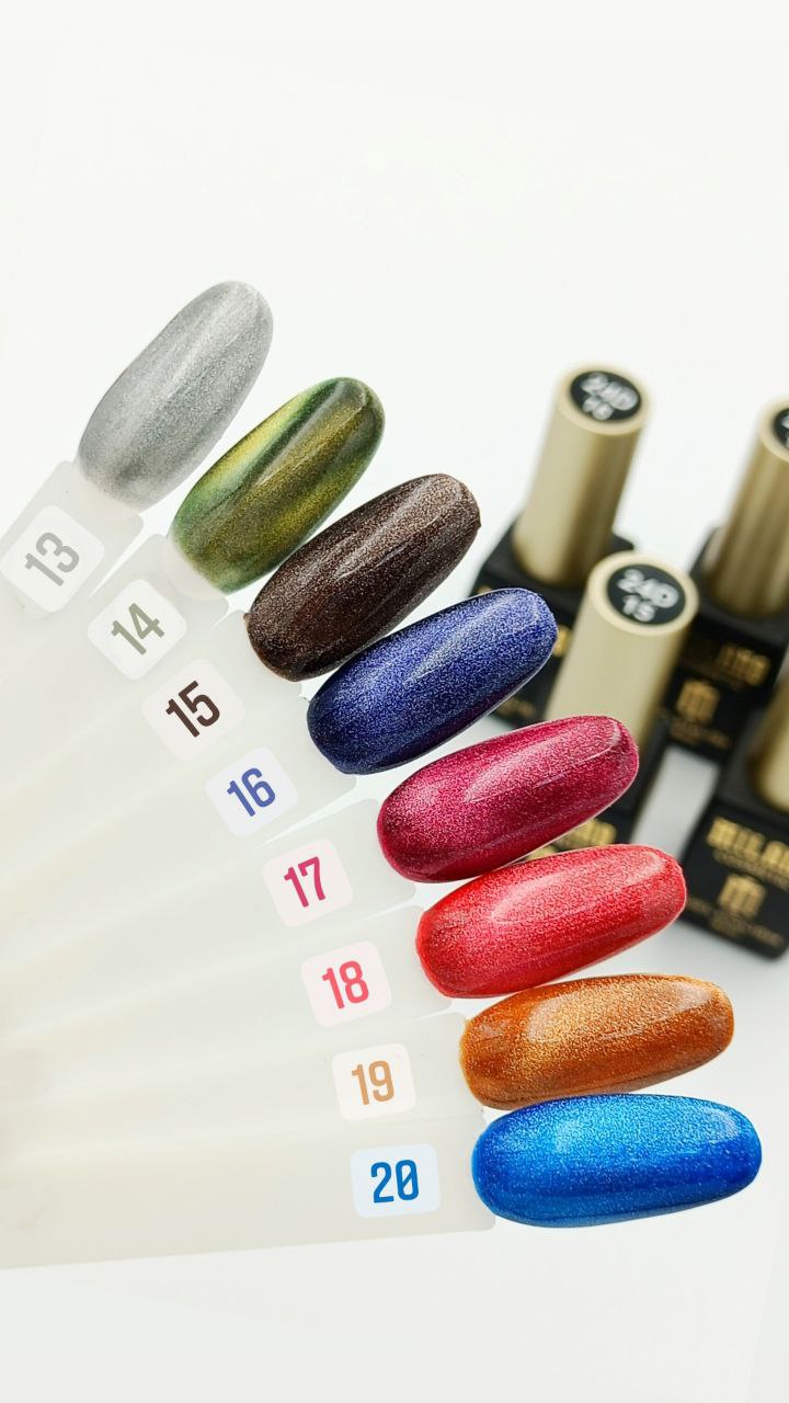Gél lak na nechty 24D Cat Eyes č. 20 Milano Cosmetic