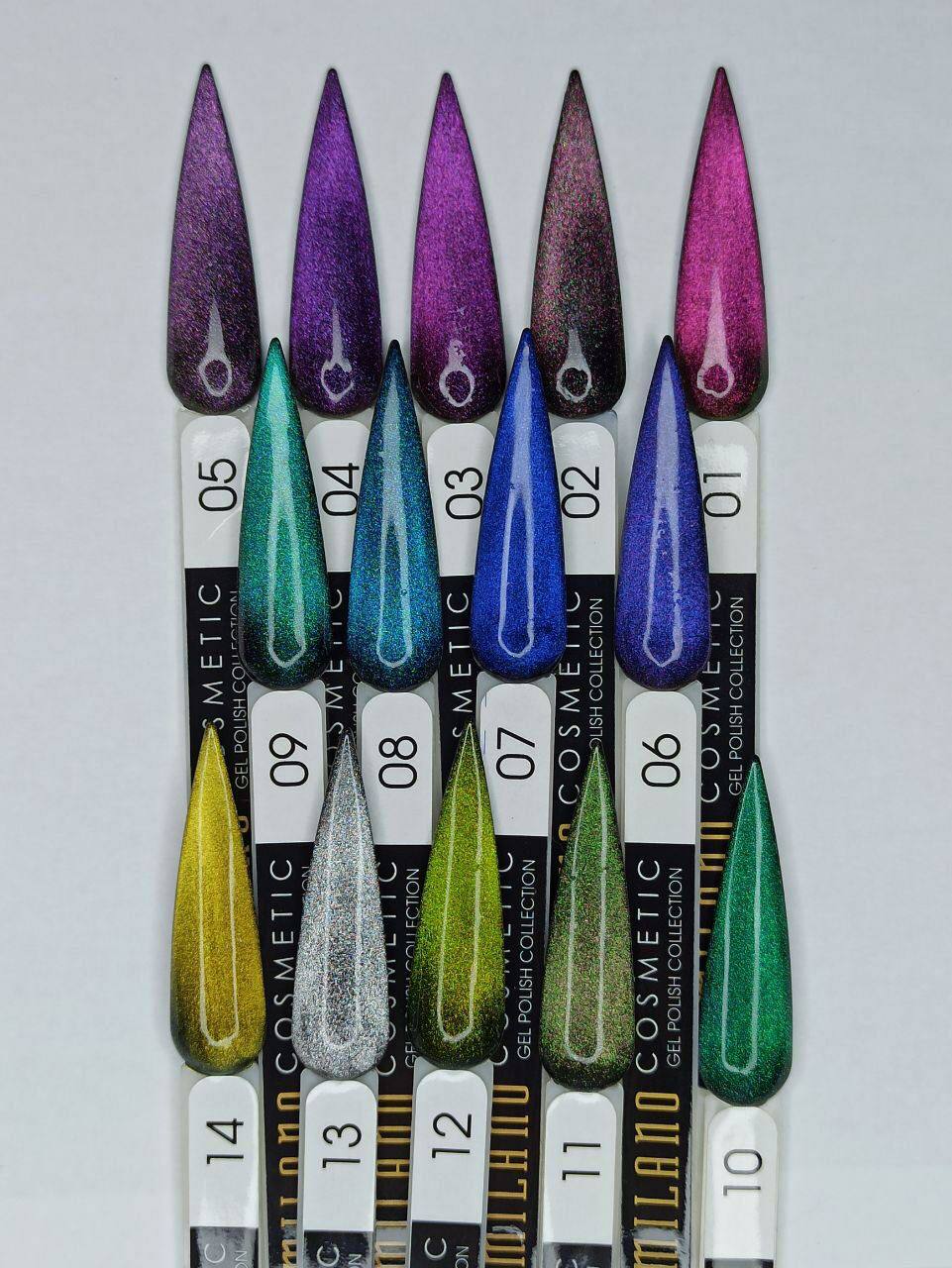 Gél lak na nechty 24D Cat Eyes č. 20 Milano Cosmetic