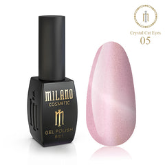 Gél lak na nechty Crystal Cat Eyes č. 05 Milano Cosmetic