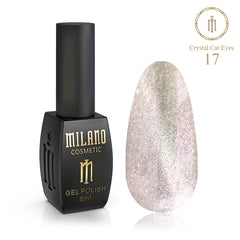 Gél lak na nechty Crystal Cat Eyes č. 17 Milano Cosmetic