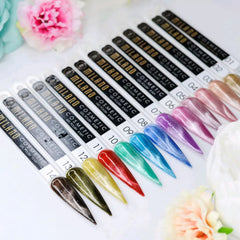 Gél lak na nechty Crystal Cat Eyes č. 17 Milano Cosmetic