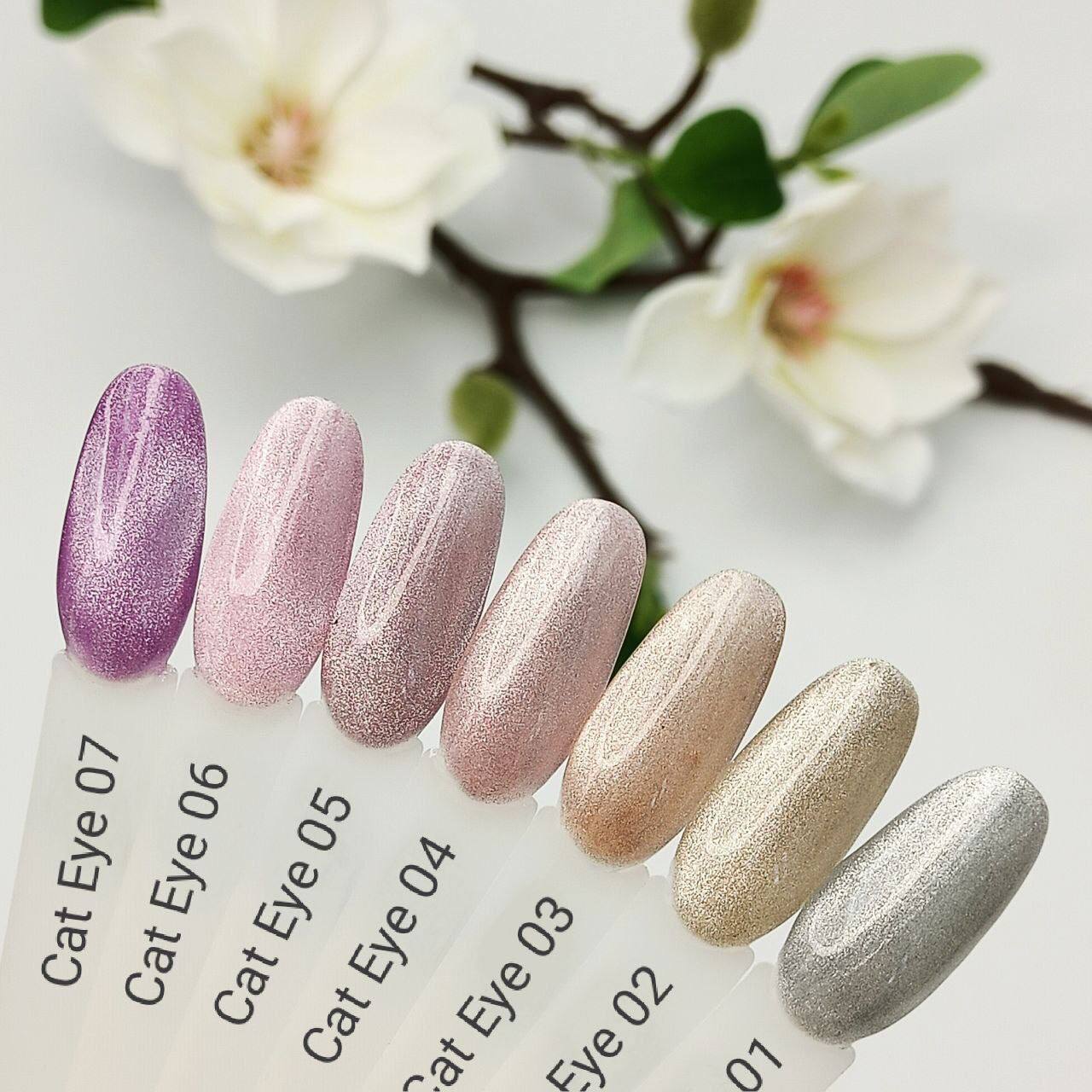 Gél lak na nechty Crystal Cat Eyes č. 17 Milano Cosmetic