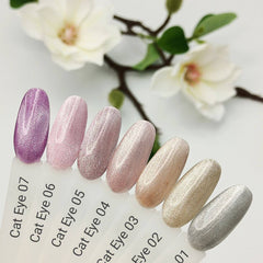 Gél lak na nechty Crystal Cat Eyes č. 17 Milano Cosmetic