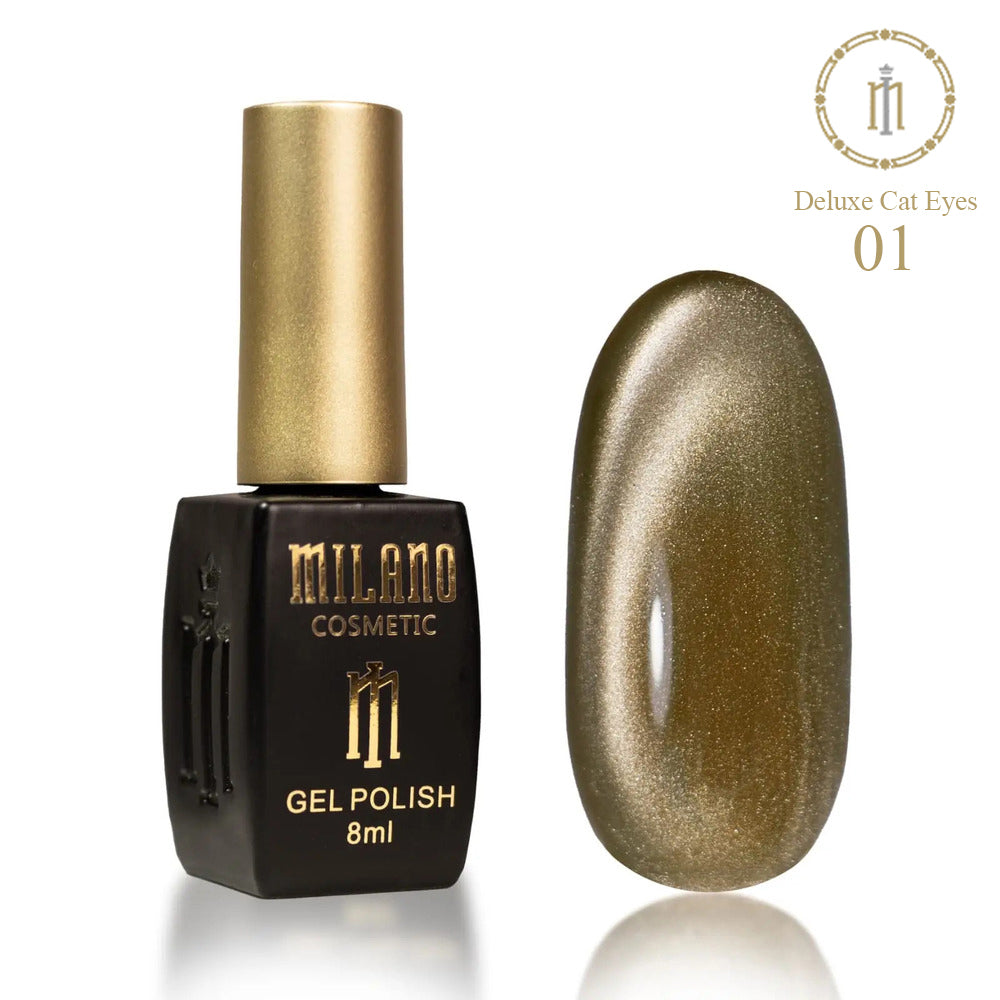 Gél lak na nechty Deluxe Cat Eyes č. 01 Milano Cosmetic