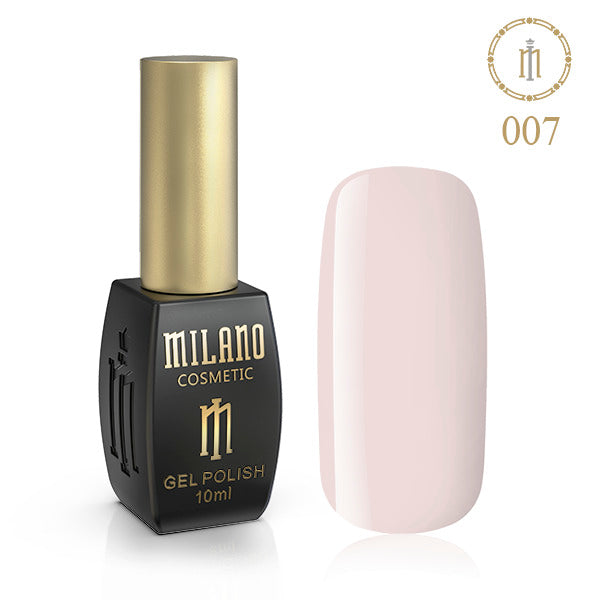 Gél lak na nechty Milano 10 ml č. 007 (Nude Chic) Milano Cosmetic