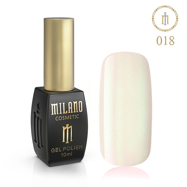 Gél lak na nechty Milano 10 ml č. 018 (Mätový krémový) Milano Cosmetic