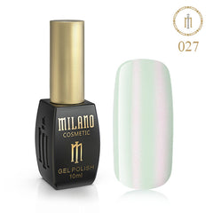 Gél lak na nechty Milano 10 ml č. 027 (Perleťovo biely) Milano Cosmetic