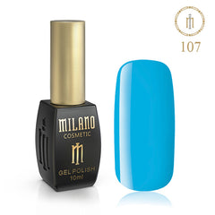 Gél lak na nechty Milano 10 ml č. 107 (Azúrový Сrayola) Milano Cosmetic