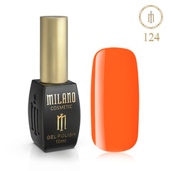 Gél lak na nechty Milano 10 ml č. 124 (Pomarančová šupka) Milano Cosmetic