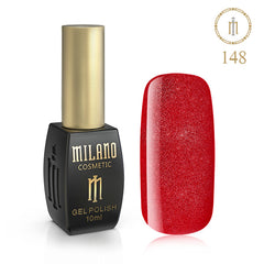 Gél lak na nechty Milano 10 ml č. 148 (Cisársky červený) Milano Cosmetic