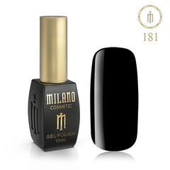 Gél lak na nechty Milano 10 ml č. 181 (Čierna živica) Milano Cosmetic