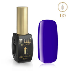 Gél lak na nechty Milano 10 ml č. 187 (Ultramarínový) Milano Cosmetic