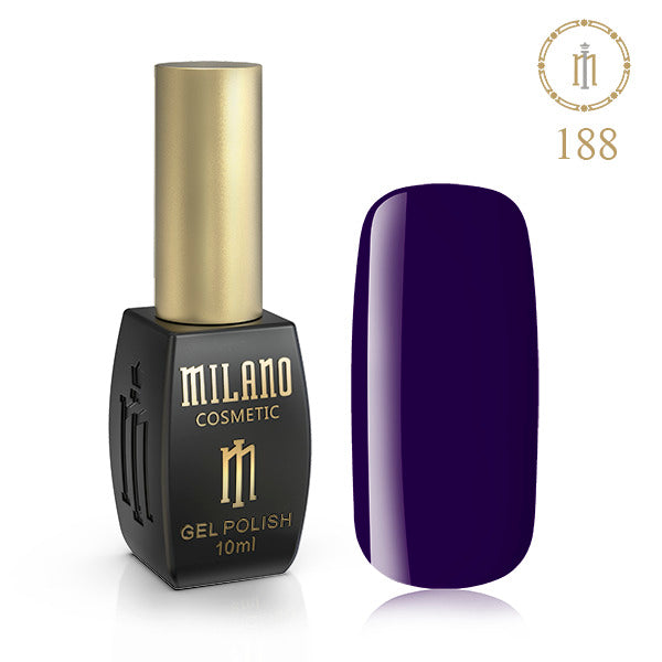 Gél lak na nechty Milano 10 ml č. 188 (Farba zatmenia) Milano Cosmetic