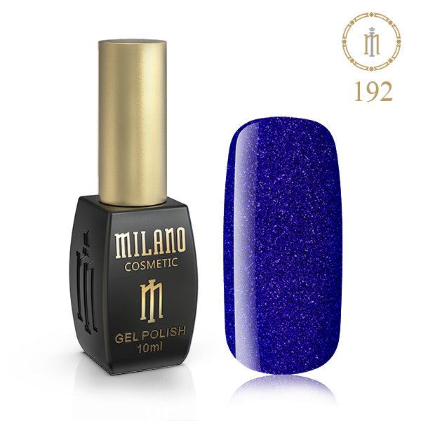 Gél lak na nechty Milano 10 ml č. 192 (Mŕtvy Indigo) Milano Cosmetic