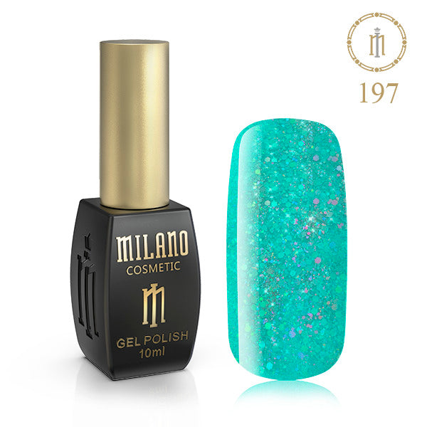 Gél lak na nechty Milano 10 ml č. 197 (Torbernit) Milano Cosmetic