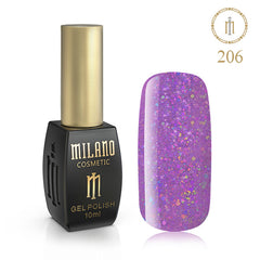 Gél lak na nechty Milano 10 ml č. 206 (Lesk ametystu) Milano Cosmetic