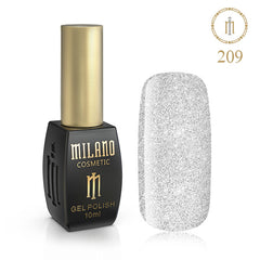 Gél lak na nechty Milano 10 ml č. 209 (Strieborný piesok) Milano Cosmetic