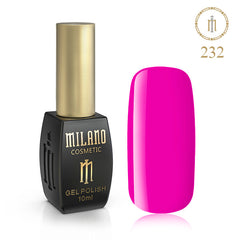 Gél lak na nechty Milano 10 ml č. 232 (Ružový flox) Milano Cosmetic