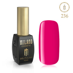 Gél lak na nechty Milano 10 ml č. 236 (Granátový) Milano Cosmetic