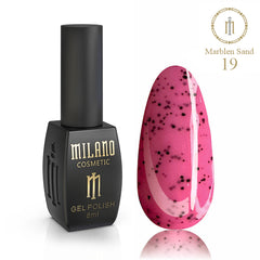 Gél lak na nechty Marblen Sand č. 19 Milano Cosmetic