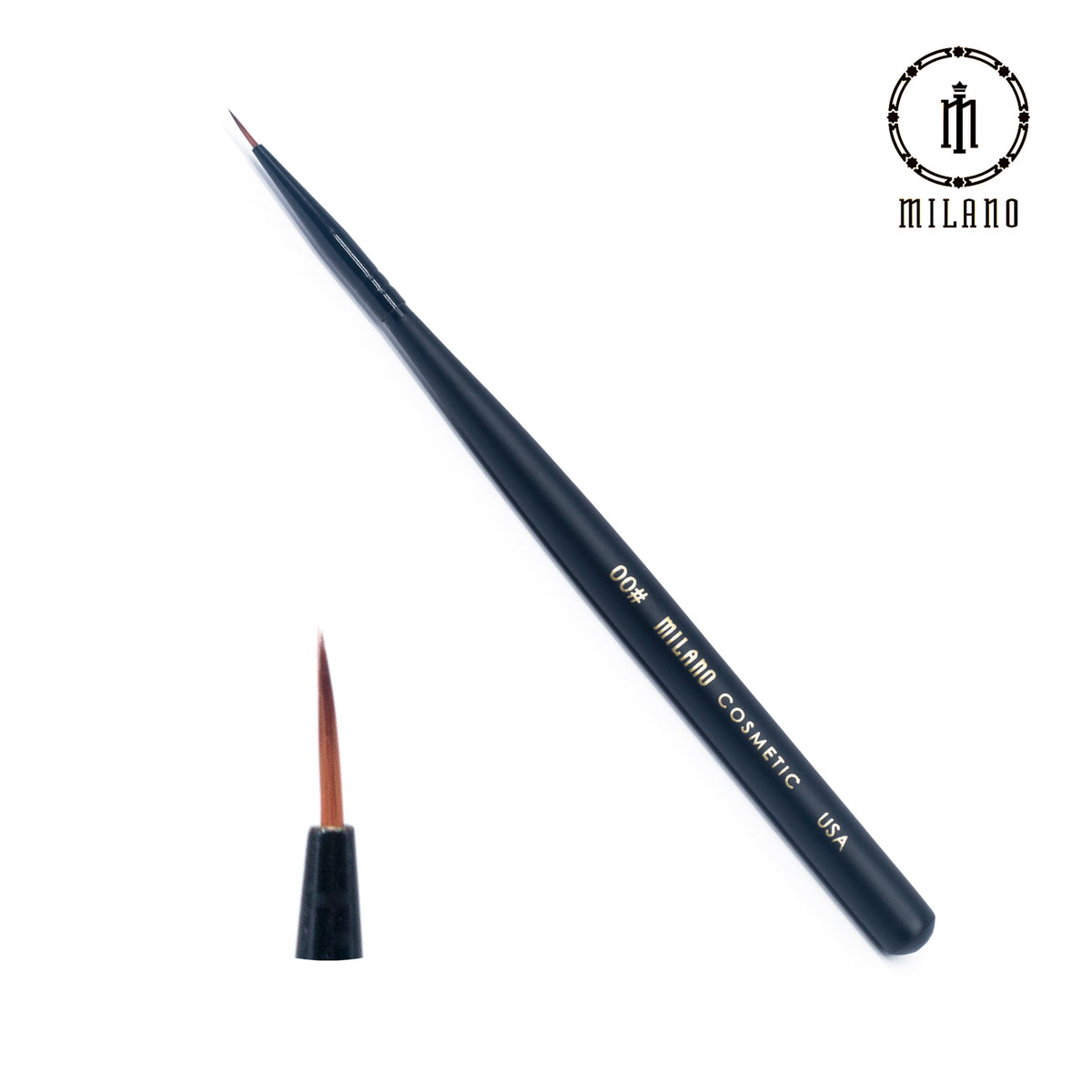 Zdobiaci štetec na zdobenie nechtov Design Brush č. 00 Milano Cosmetic